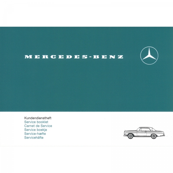 Mercedes-Benz Wartungsheft 1959-1967 Serviceheft Scheckheft