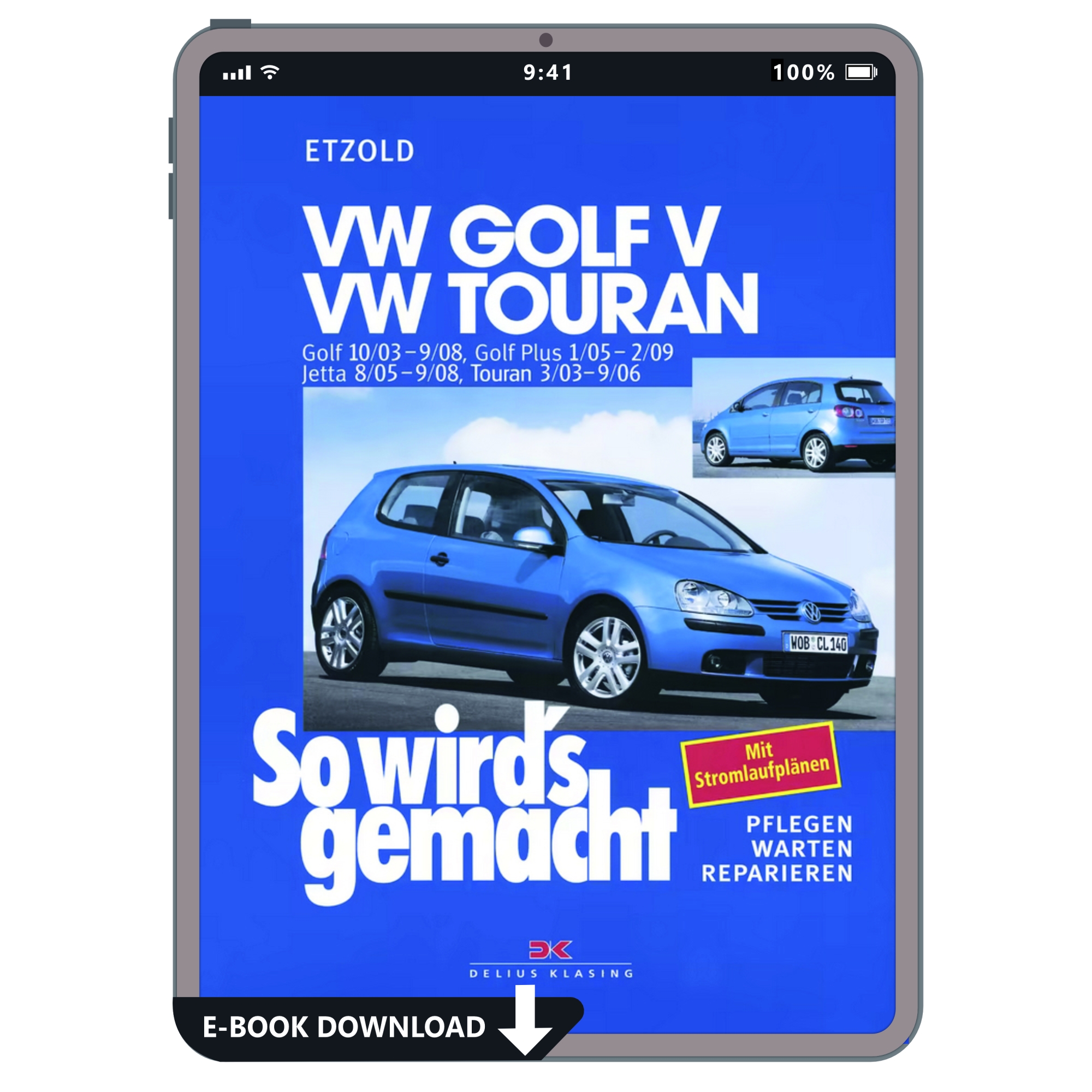 VW Golf V Typ 1K 2003-2008 So wird's gemacht Werkstatthandbuch E-Book PDF