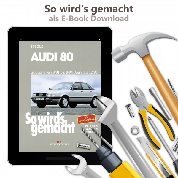 Audi 80 Coupe Cabriolet 8C 8G 1991-1995 So wirds gemacht Werkstatthandbuch PDF