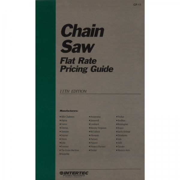Chain Saw Flat Rate Pricing Guide 11th Edition Leitfaden Haynes