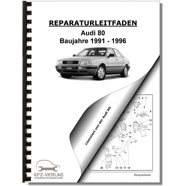 Audi 80, Typ 8C (91-96) Kraftstoffversorgung Benzinmotoren - Reparaturanleitung