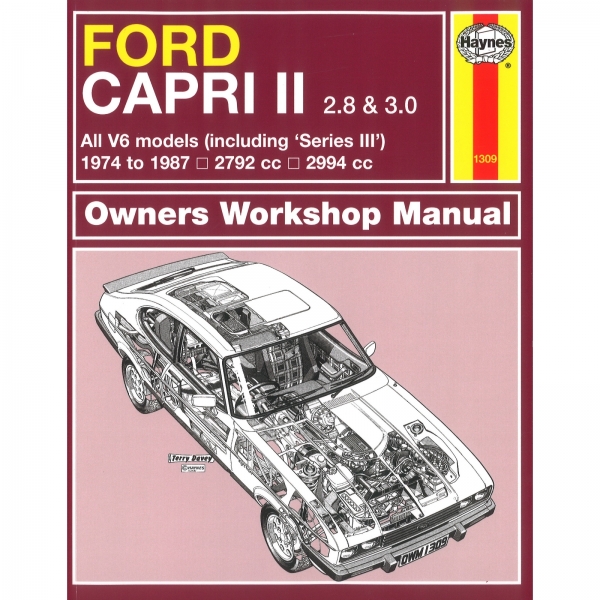 Ford Capri II 2.8 3.0 1974-1987 2792cc 2994cc workshop manual Haynes