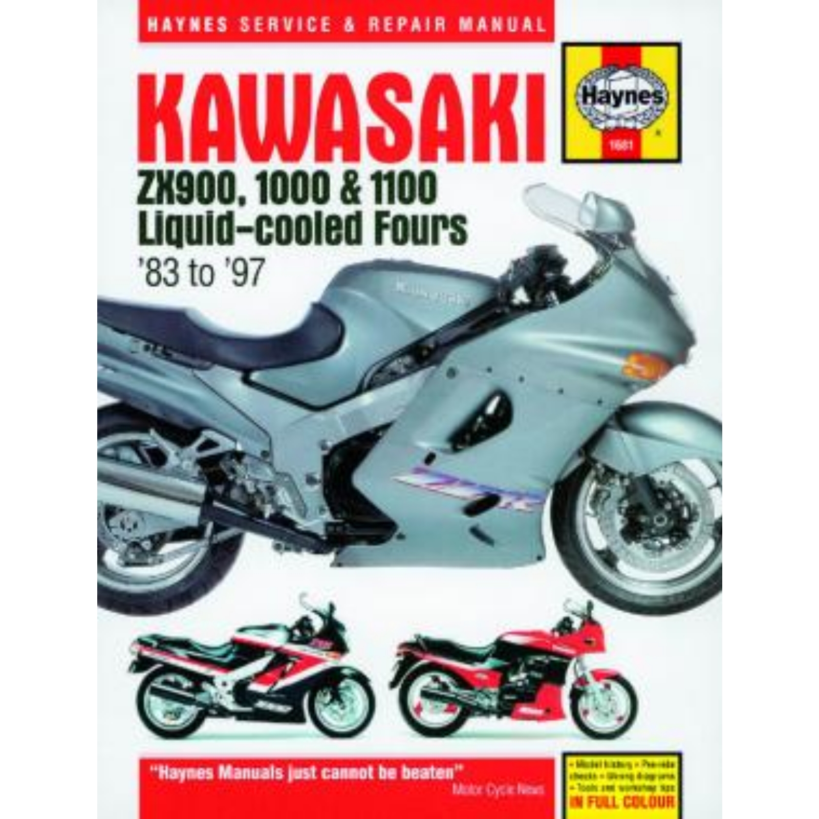 Kawasaki Motorrad ZX900, 1000 und 1100 (1983-1997