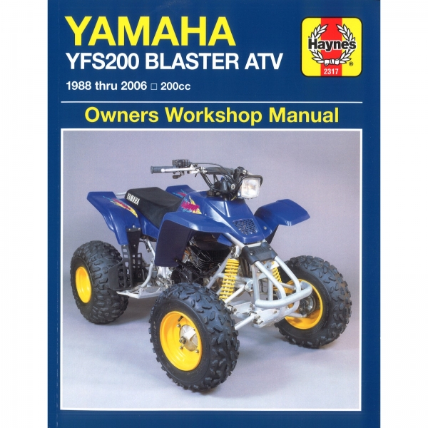 Yamaha YFS200 Blaster 200cc ATV (1988-2006) Quad Reparaturhandbuch Haynes