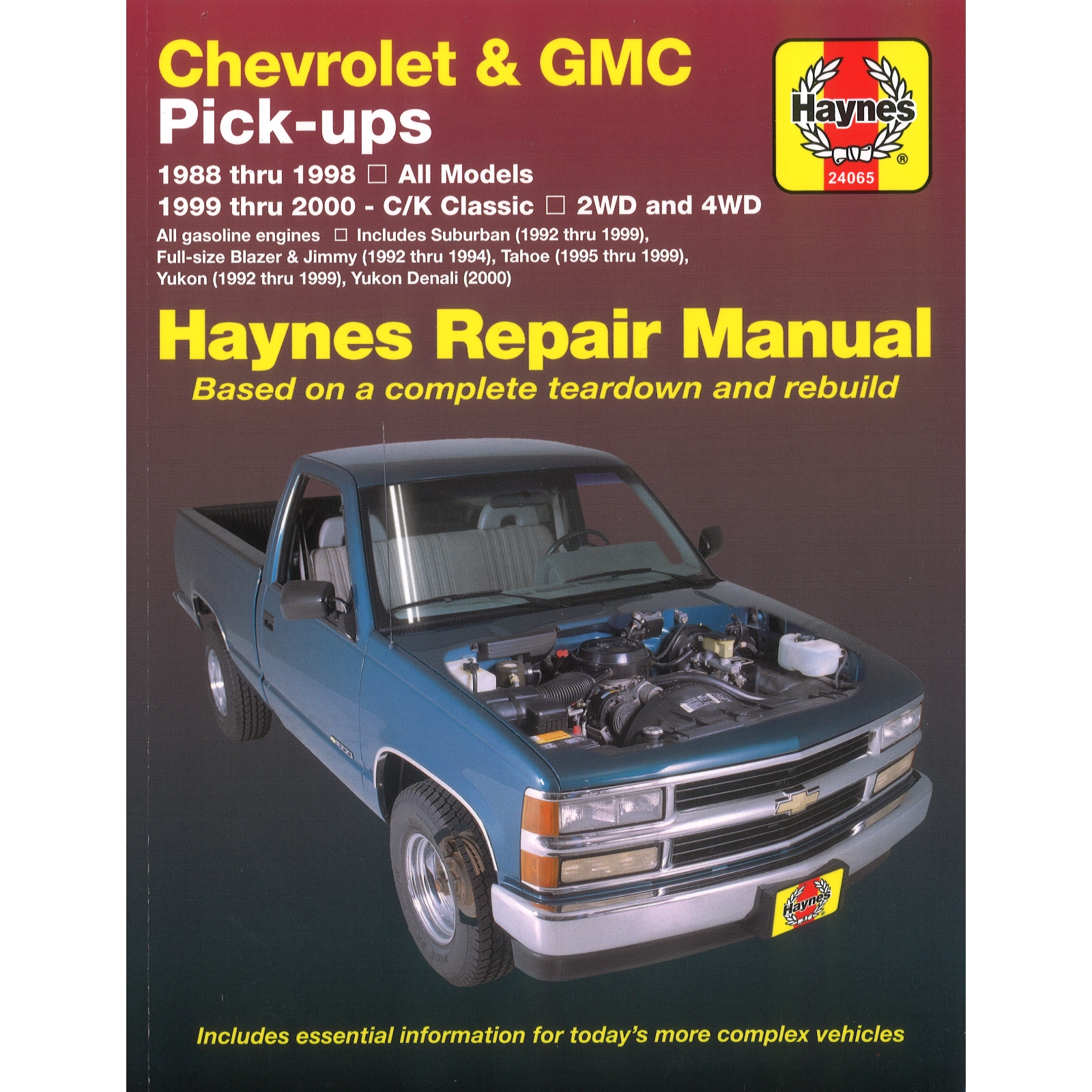 Chevrolet Blazer Tahoe C/K 1500 2500 3500 (1988-2000) Werkstatthandbuch Haynes