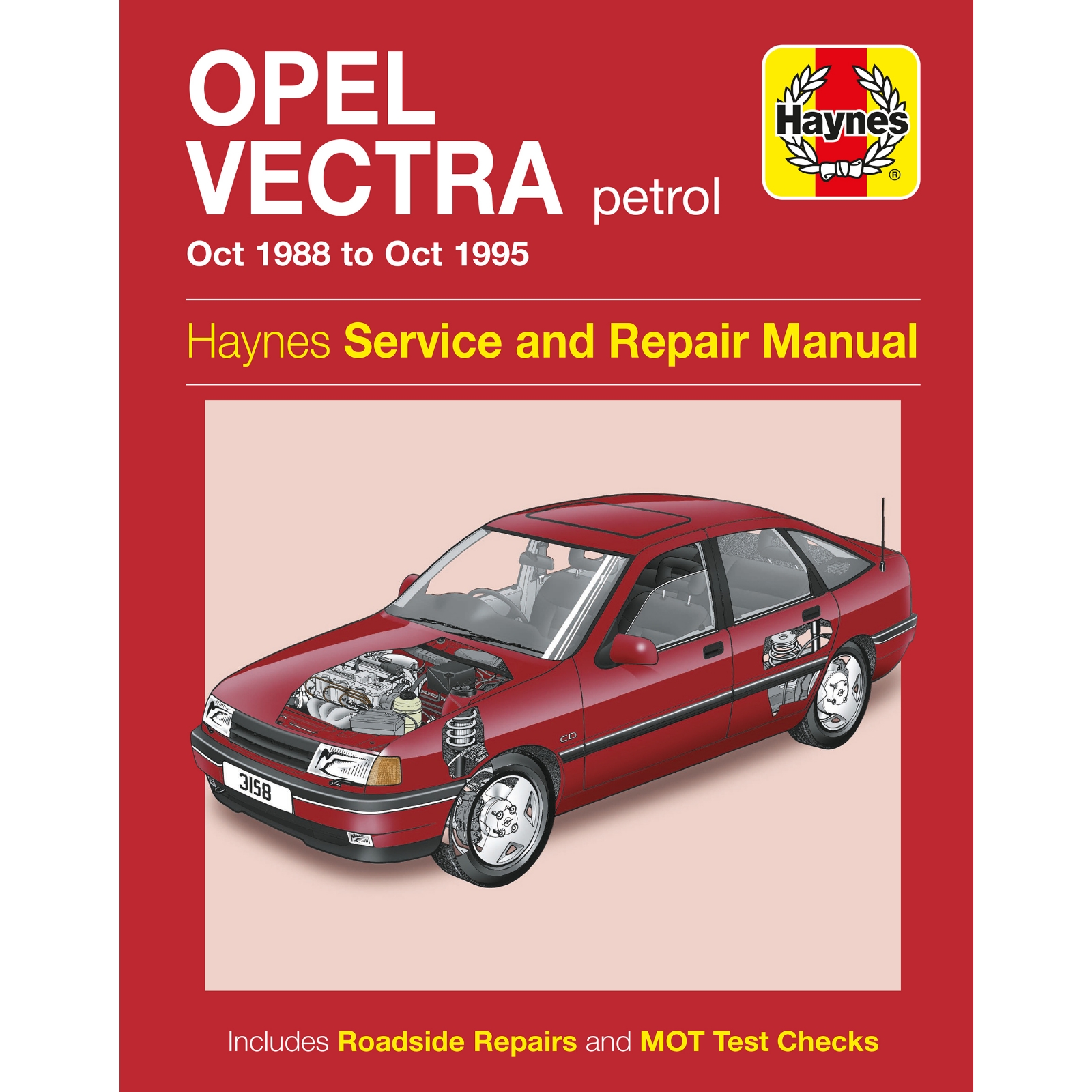 Opel Vectra 10.1988-10.1995 Benzin Petrol workshop manual Haynes