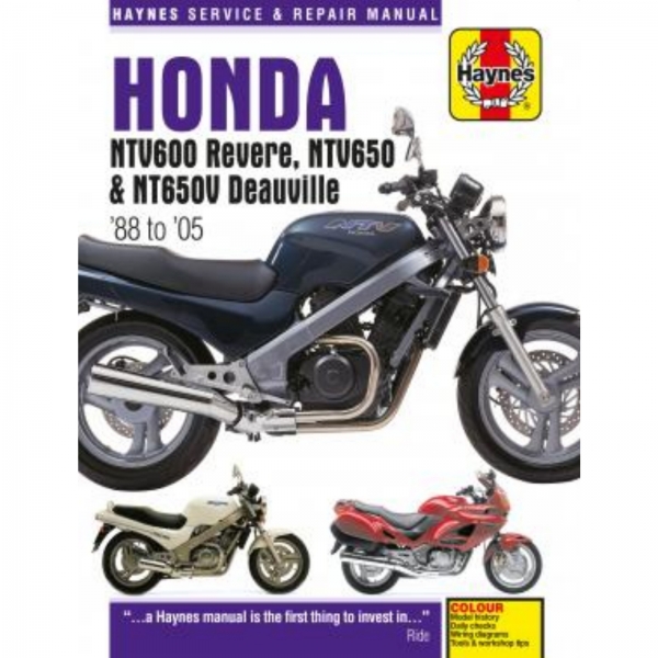 Honda Motorrad NTV600 Revere, NTV650, NT650V Deauville workshop manual Haynes