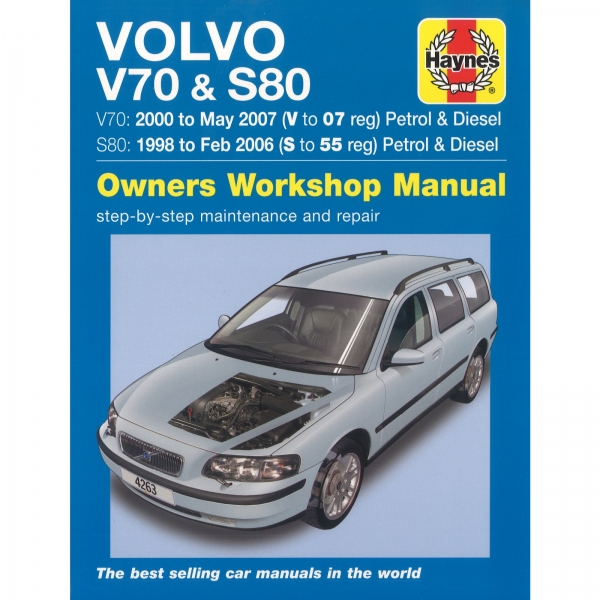 Volvo S80 V70 1998-2007 Benzin Diesel Limousine Kombi Reparaturhandbuch Haynes