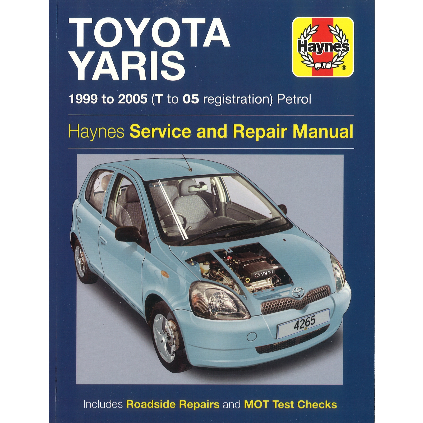 Toyota Yaris 1999-2005 Benzin Fließheck 998cc 1299cc Reparaturhandbuch Haynes