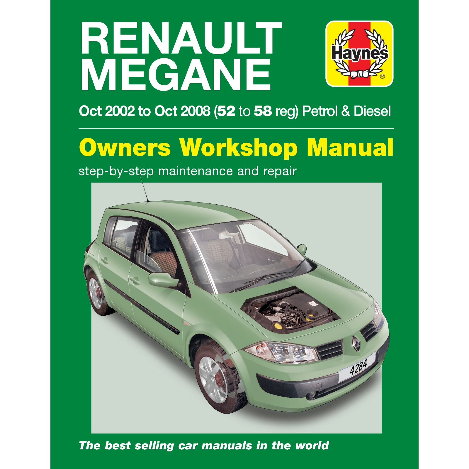 Renault Megane 10.2002-10.2008 Benzin Diesel Werkstatthandbuch Haynes