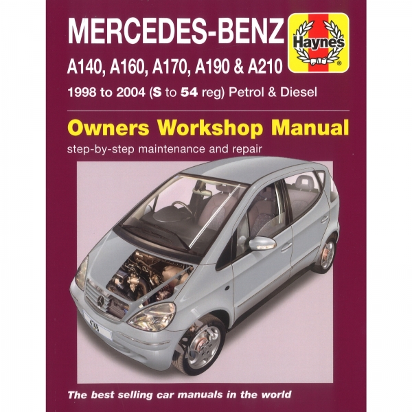 Mercedes Benz A140 A160 A170 A190 A210 1998-2004 Reparaturhandbuch Haynes