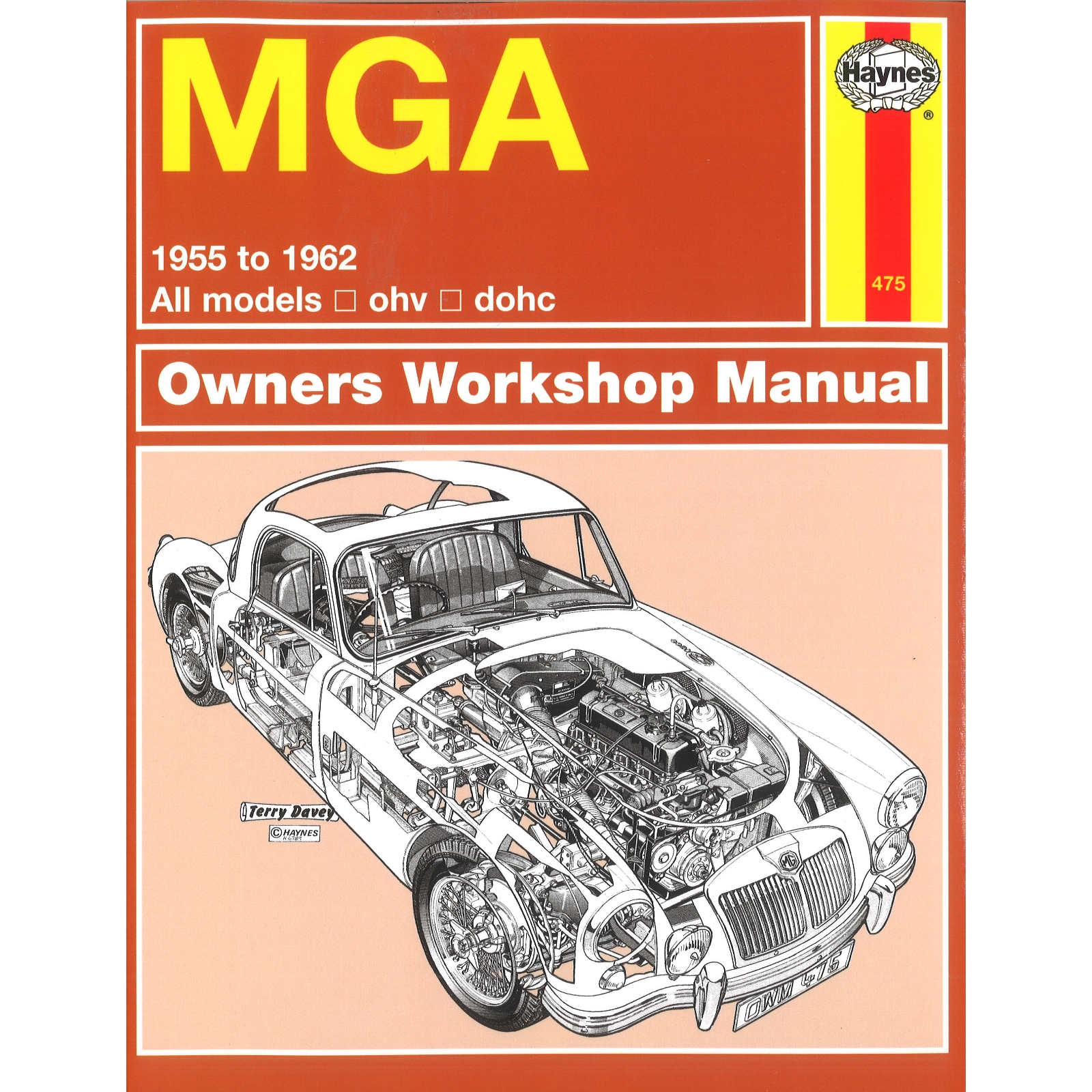 MGA 1955-1962 OHV DOHC (alle Modelle) Werkstatthandbuch Haynes