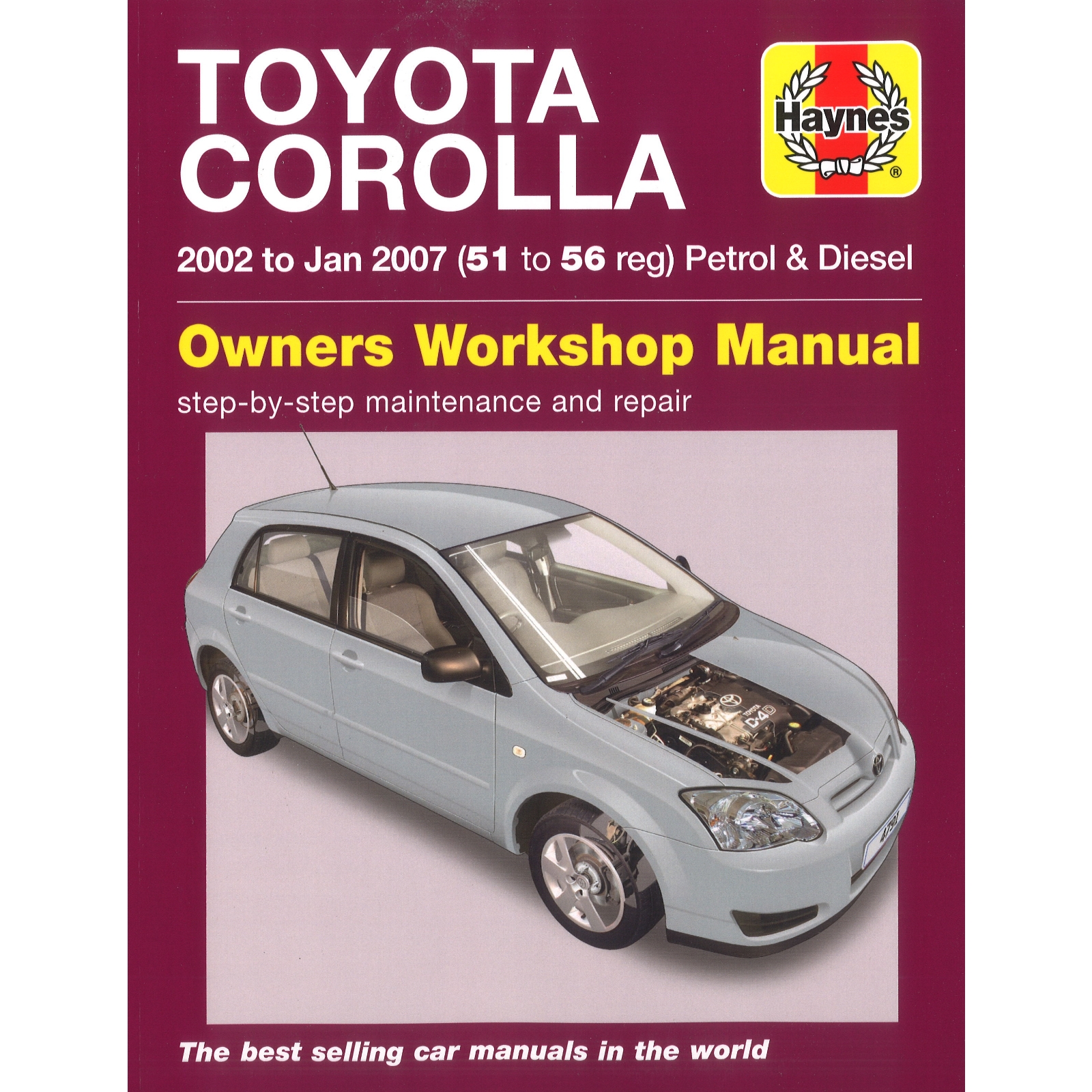 Toyota Corolla 2002-01.2007 Benzin Diesel Fließheck Werkstatthandbuch Haynes