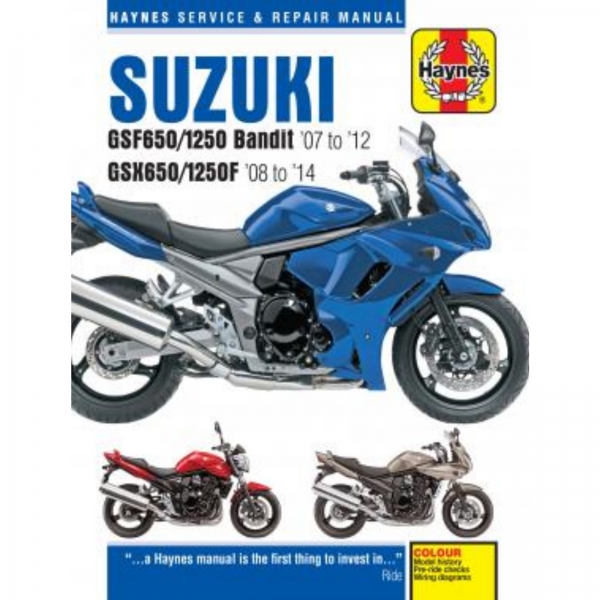 Suzuki Motorrad GSF650/1250 Bandit GSX650/1250F (2007-2014) Werkstatthandbuch
