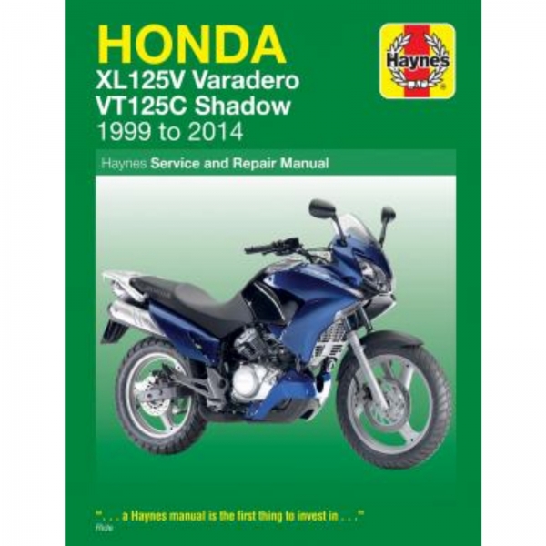 Honda Motorrad XL125V Varadero, VT125C Shadow (99-14) Reparaturanleitung 