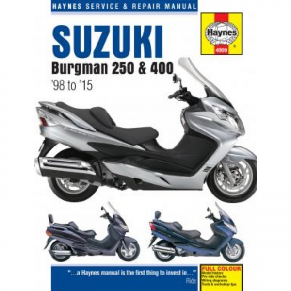 Suzuki Burgmann 250 und 400 (1998-2015) Werkstatthandbuch Haynes