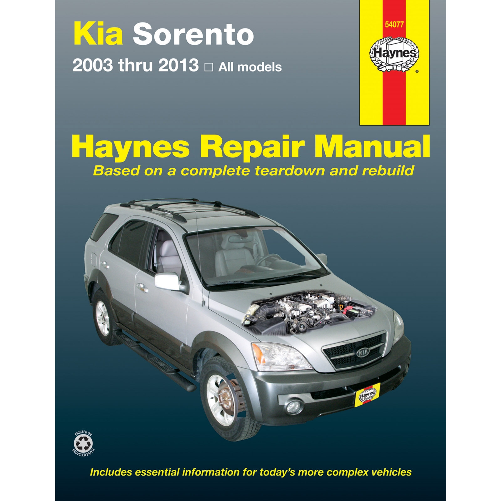 Kia Sorento 2003-2013 SUV Offroad Kombi 4./6.-Zylinder Werkstatthandbuch Haynes