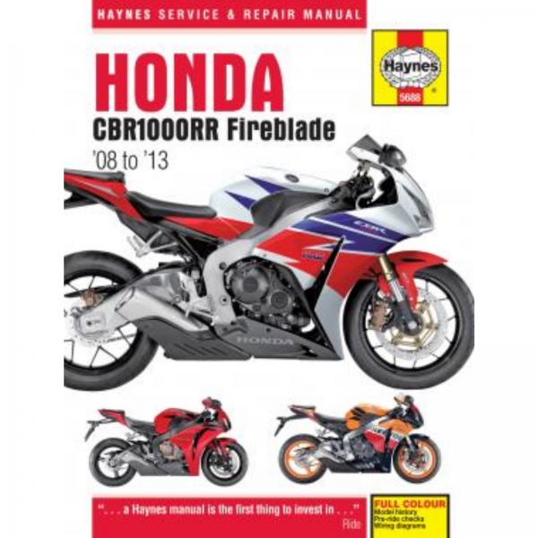 Honda Motorrad CBR1000RR Fireblade (2008-2013) Werkstatthandbuch Haynes
