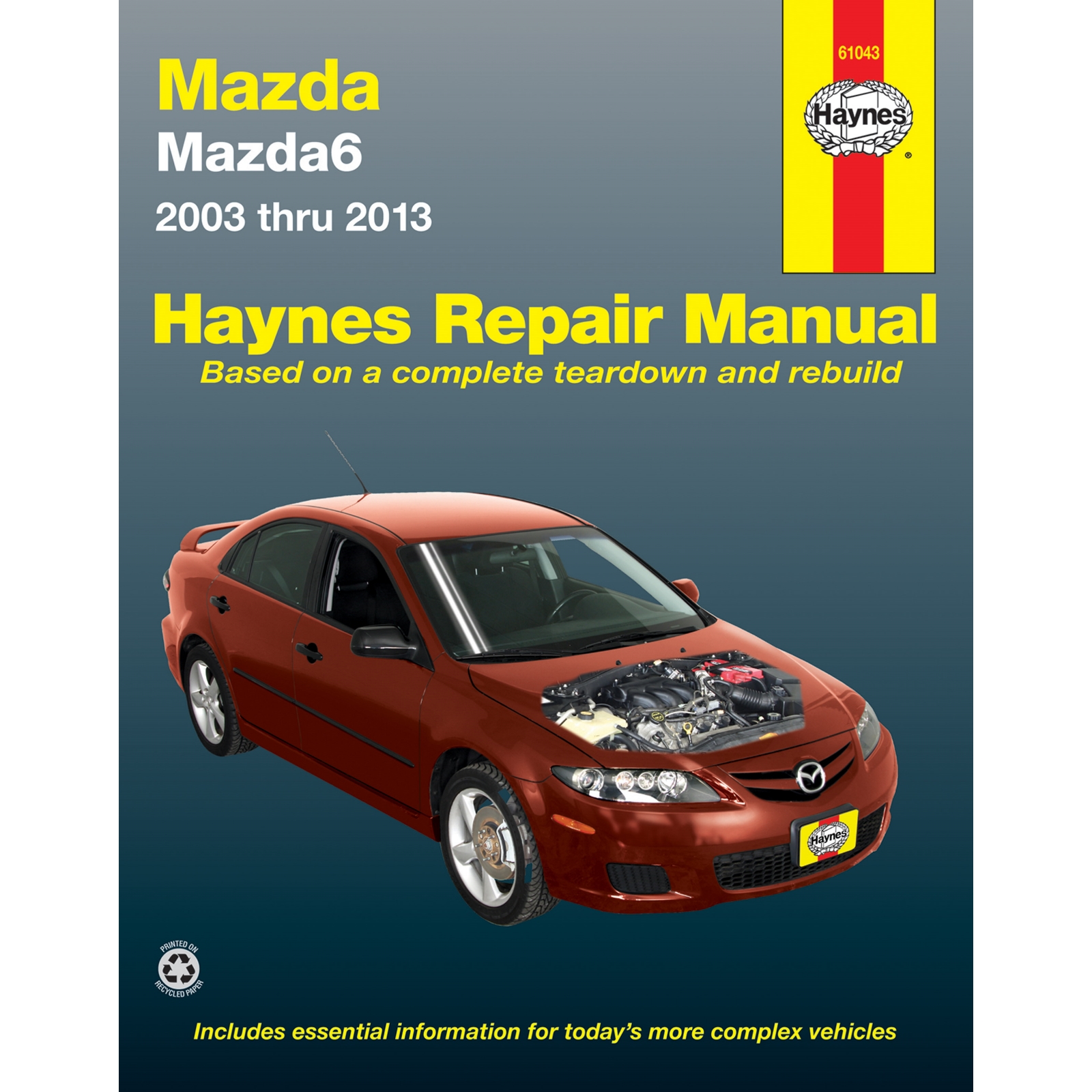 Mazda 6 (2003-2013) GG GY GG1 GH MZR MZI Atenza Reparaturhandbuch Haynes
