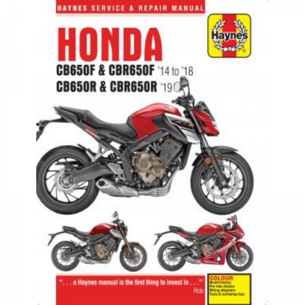 Honda Motorrad CB650F/R CBR650/F/R (2014-2019) Werkstatthandbuch Haynes