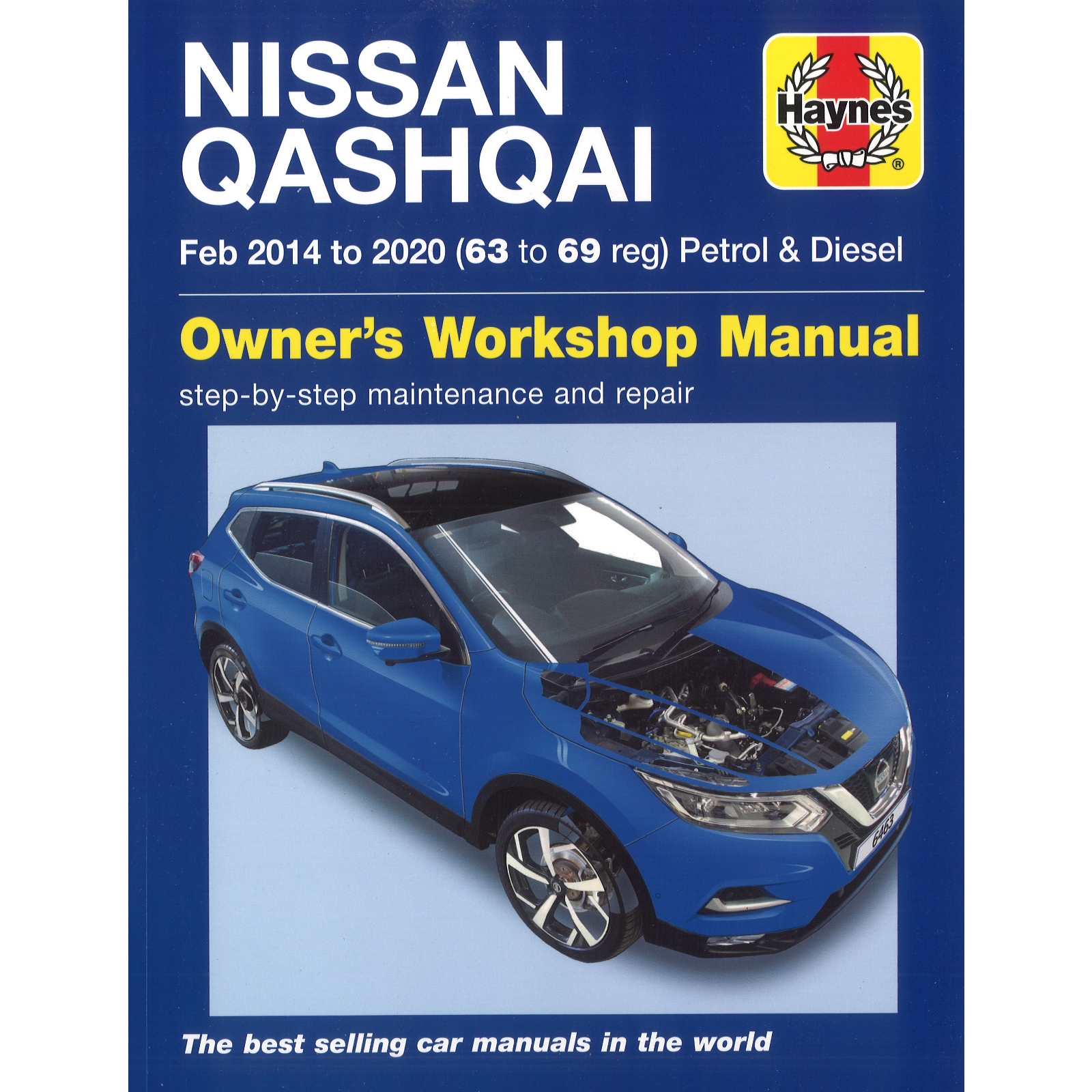 Nissan Qashqai 02.2014-2020 SUV 2.-Gen. Crossover workshop manual Haynes