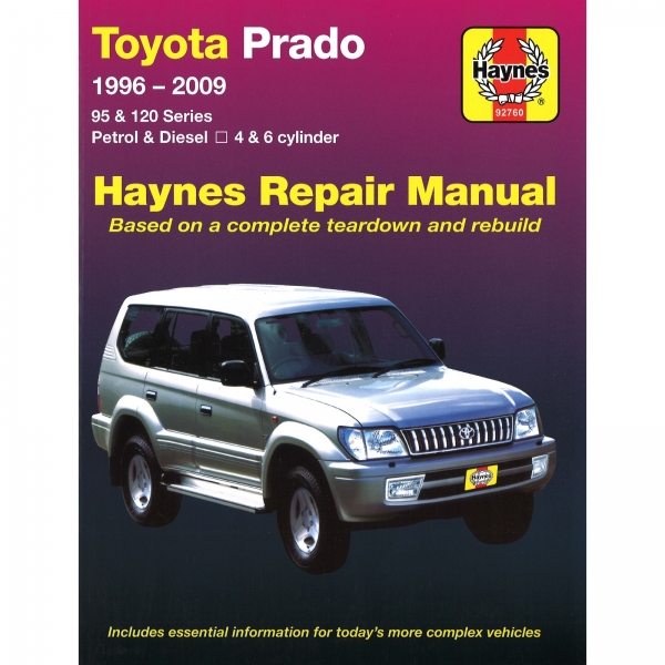 Toyota Prado 1996-2009 Reparaturhandbuch Haynes