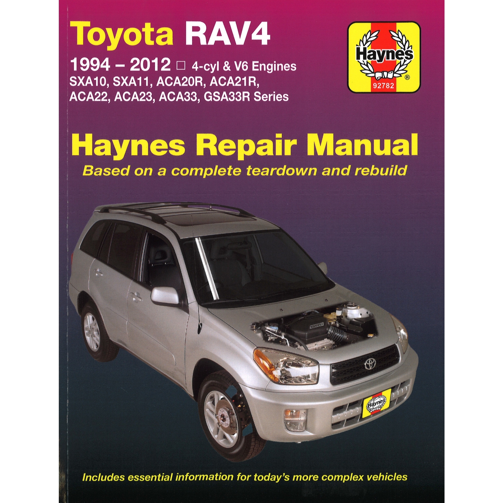 Toyota RAV4 (1994-2012) 4-Zyl. V6 SXA10 SXA11 ACA20R Reparaturhandbuch Haynes
