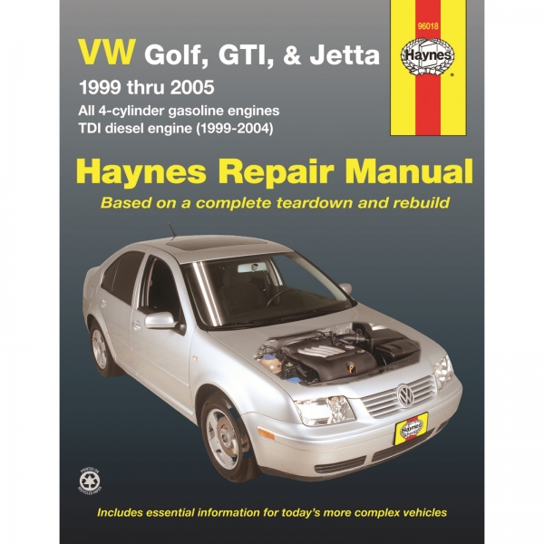 VW Golf Jetta 1999-2005 GTI Diesel 4-Zylinder USA US repair manual Haynes