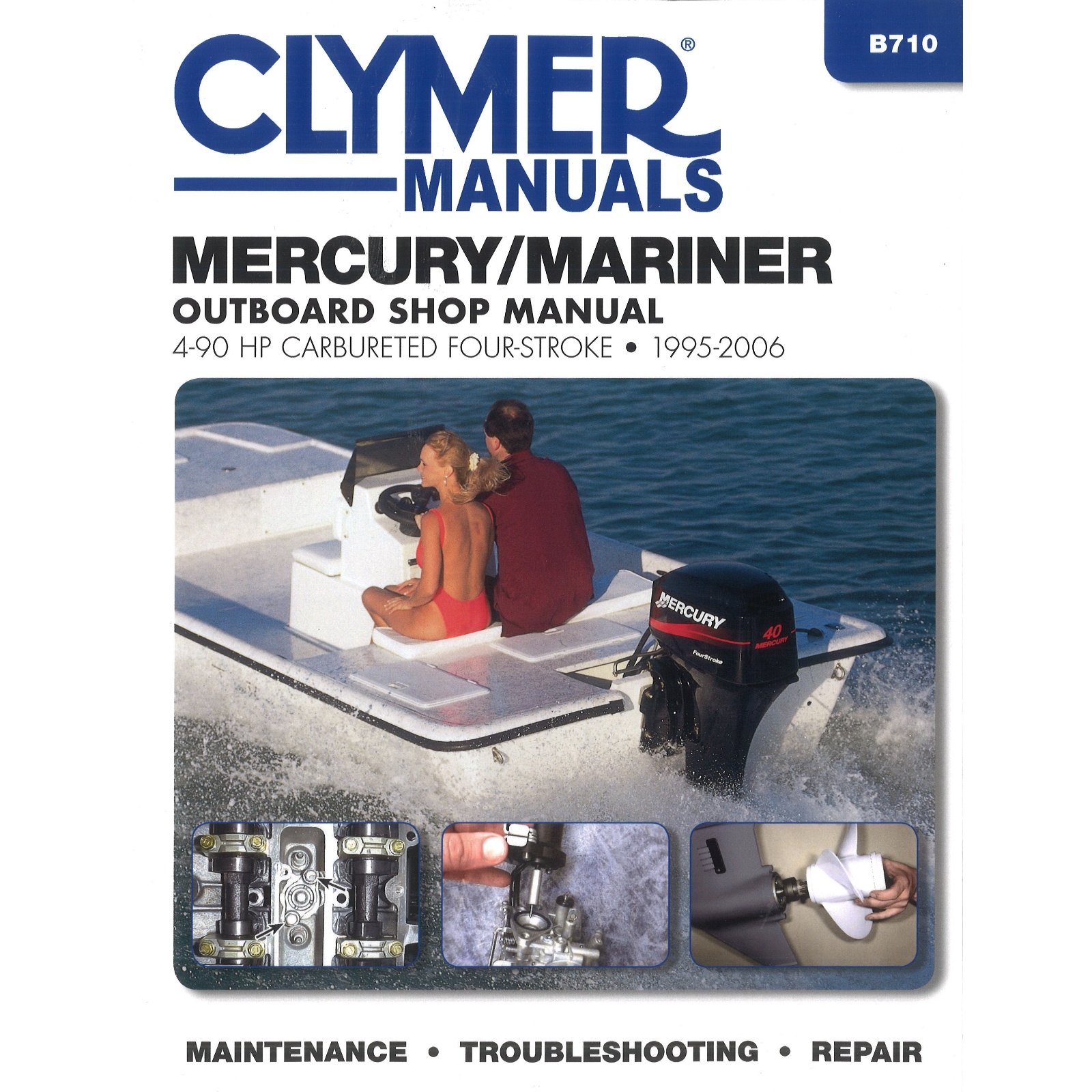 Mercury Mariner 4-Takt Außenborder 4-90 PS 1995-2006 workshop manual Clymer