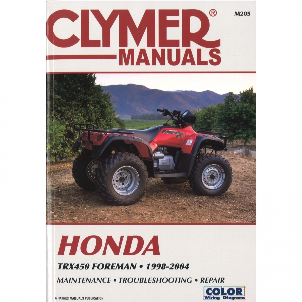 Honda TRX450 Foreman (1998-2004) Quad Reparaturhandbuch Clymer