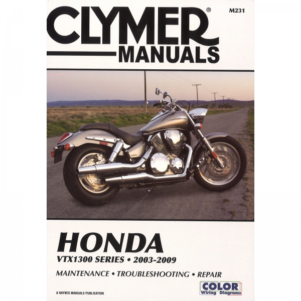 Honda VTX1300 Series (2003-2009) Reparaturhandbuch Clymer