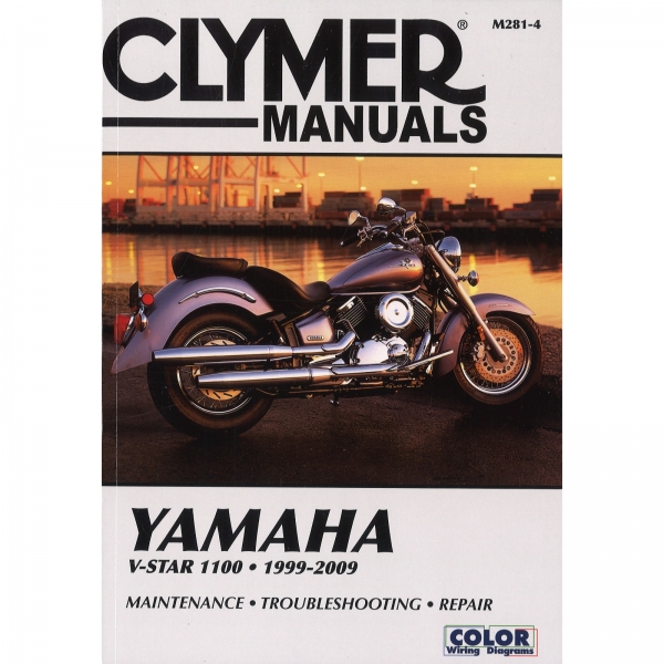 Yamaha V-STAR 1100 (1999-2009) repair manual Clymer