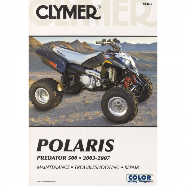 Polaris Predator 500 (2003-2007) Quad workshop manual Clymer