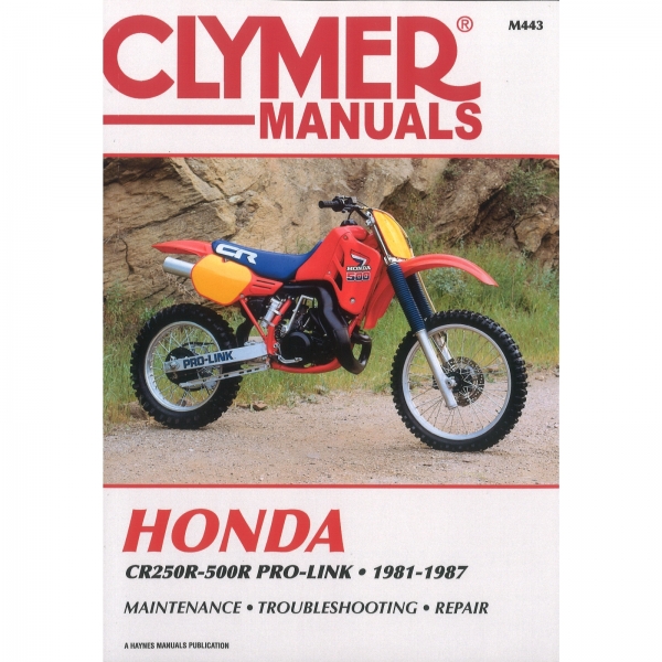 Honda CR250R 500R Pro-Link (1981-1987) repair manual Clymer