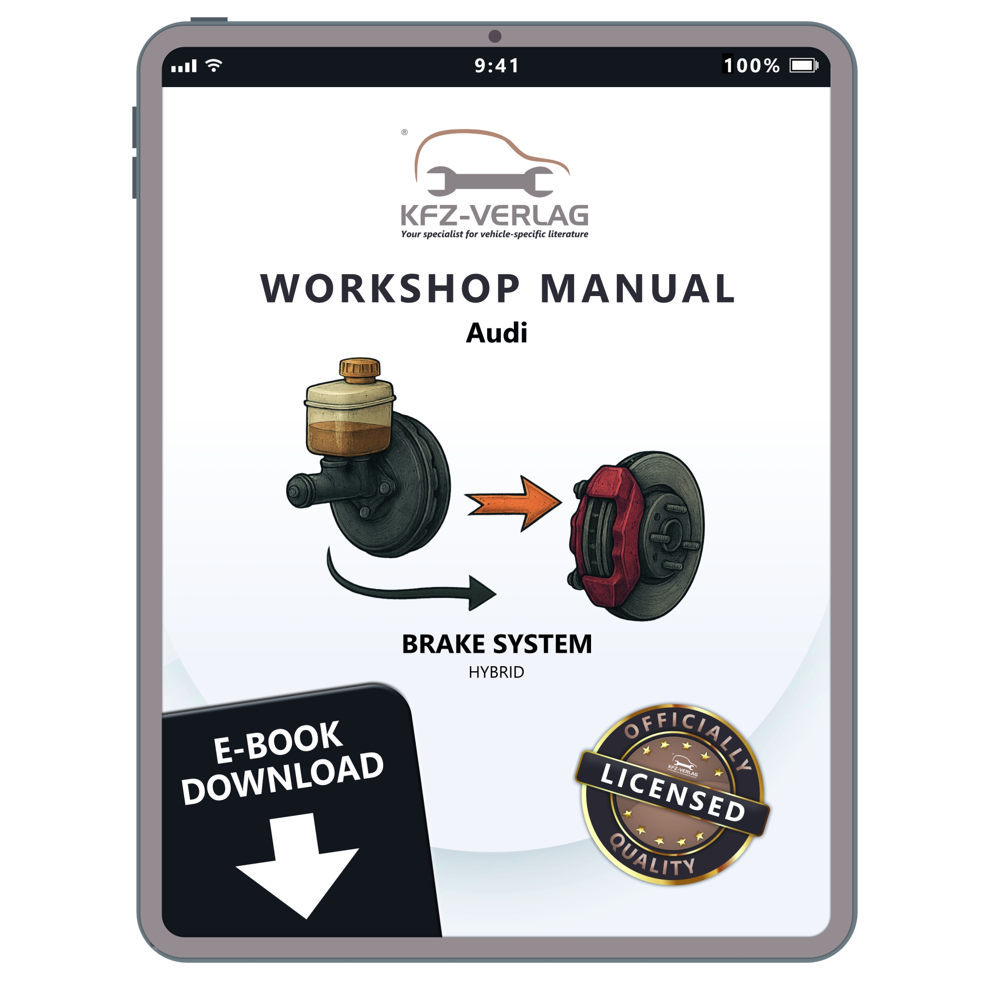Audi A6 type 4F 2004-2011 brake systems repair workshop manual eBook pdf