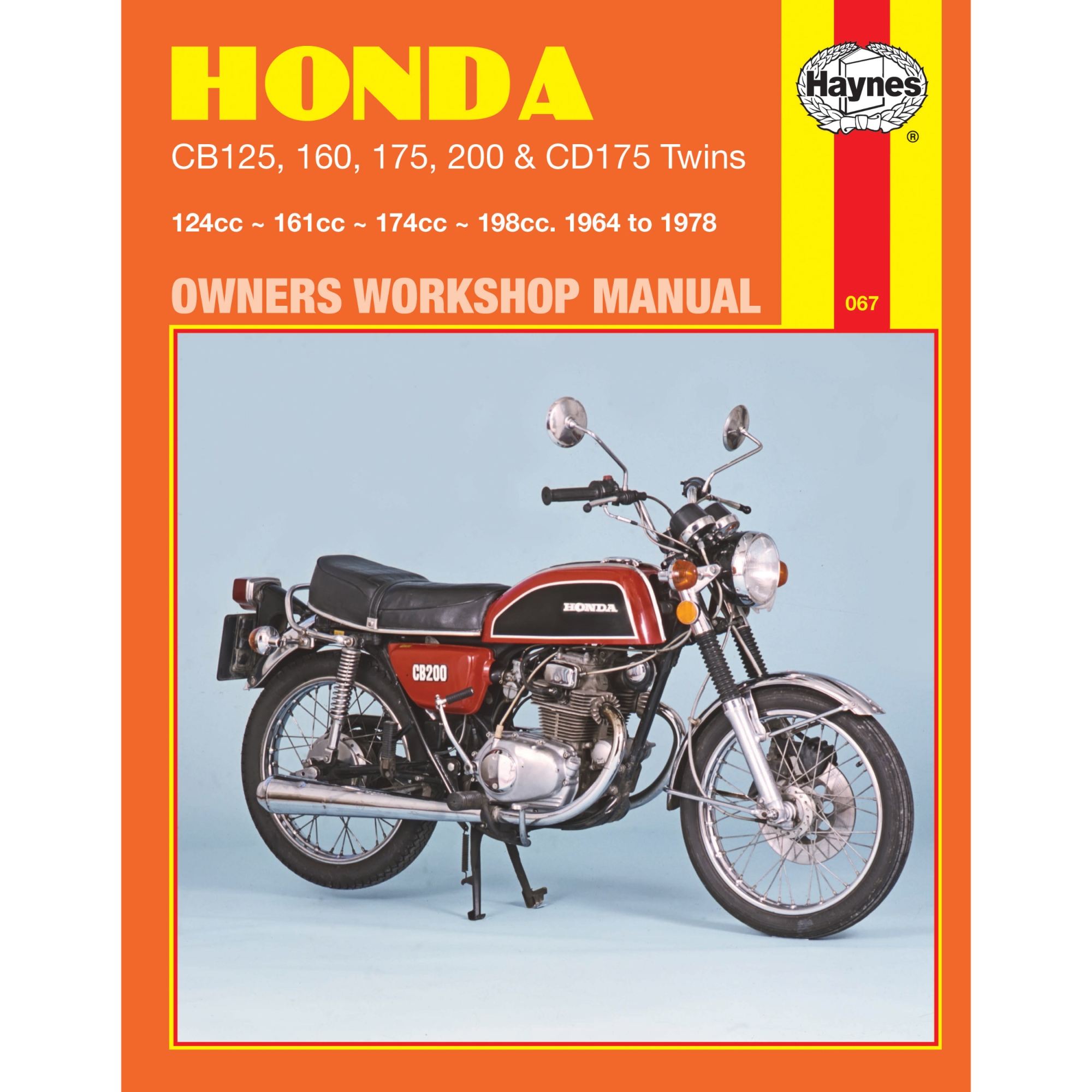 Honda CB125 CB160 CB175 CB200 1964-1978 UK US Motorrad Werkstatthandbuch Haynes