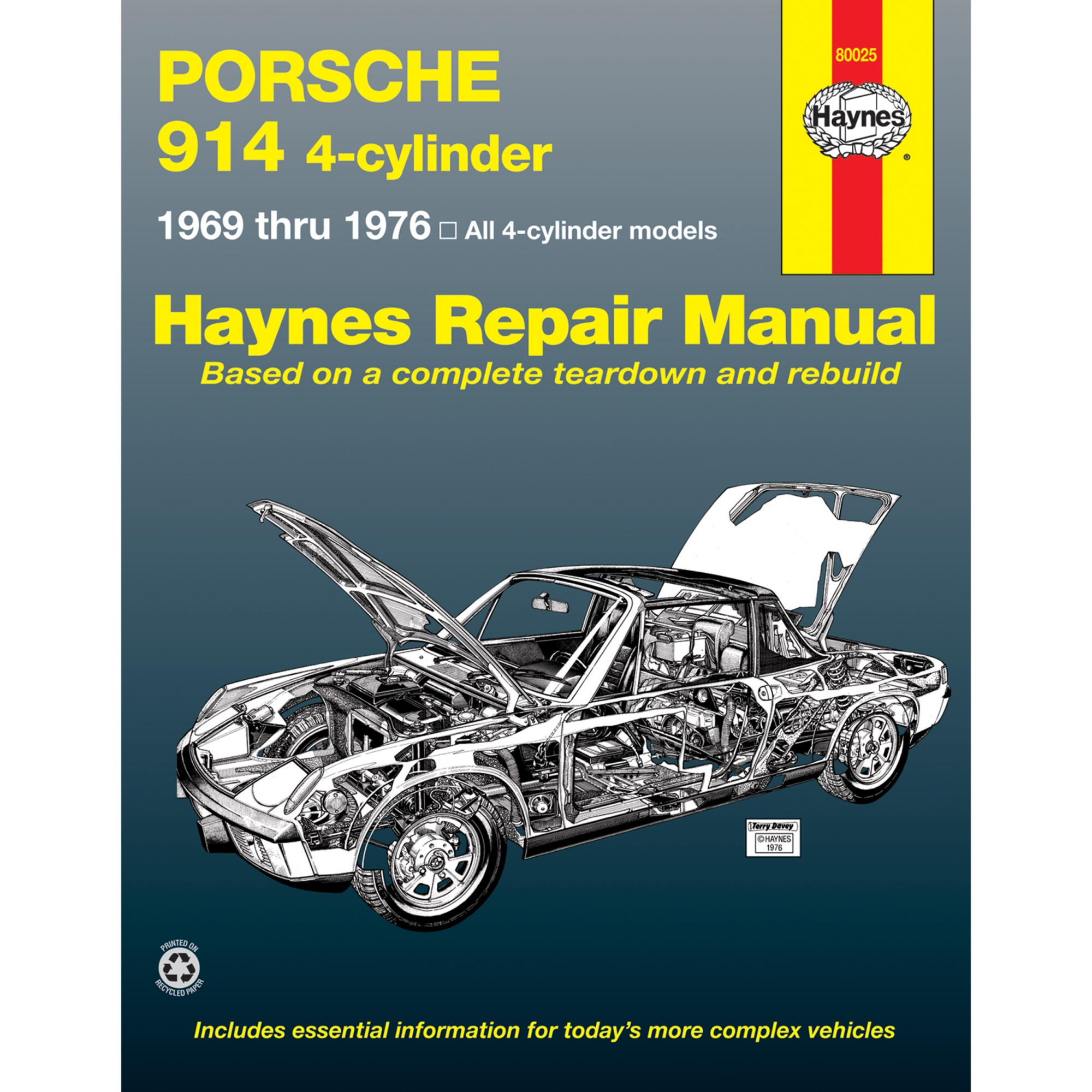 Porsche 914 1969-1976 US USA repair manual Haynes