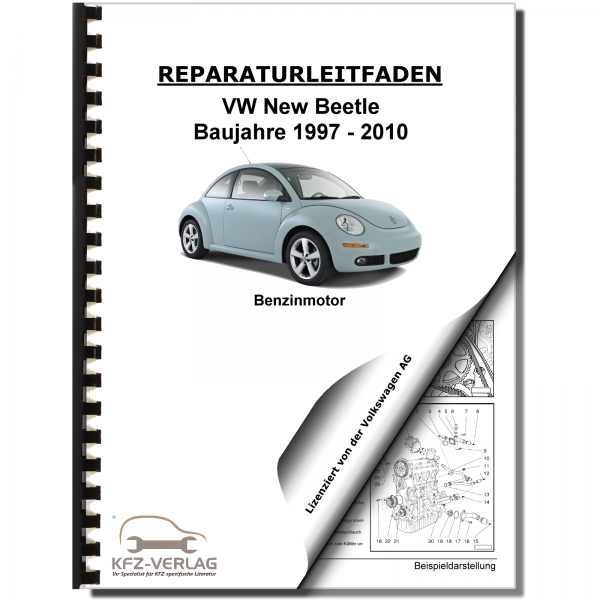 VW New Beetle, Typ 9C (97-10) 4-Zyl. 2,0l Benzinmotor 115 PS Reparaturanleitung