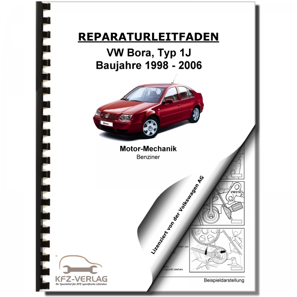 VW Bora, Typ 1J (98-06) 5-Zyl. 2,3l Benzinmotor VR5 150 PS - Reparaturanleitung