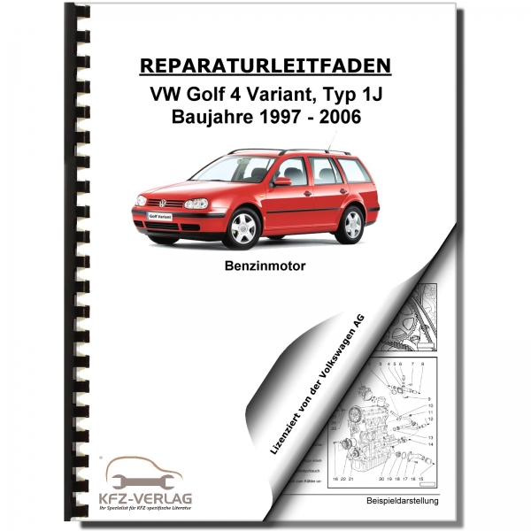 VW Golf 4 Variant (97-06) 2,8l 3,2l Benzinmotor 204-241 PS Werkstatthandbuch