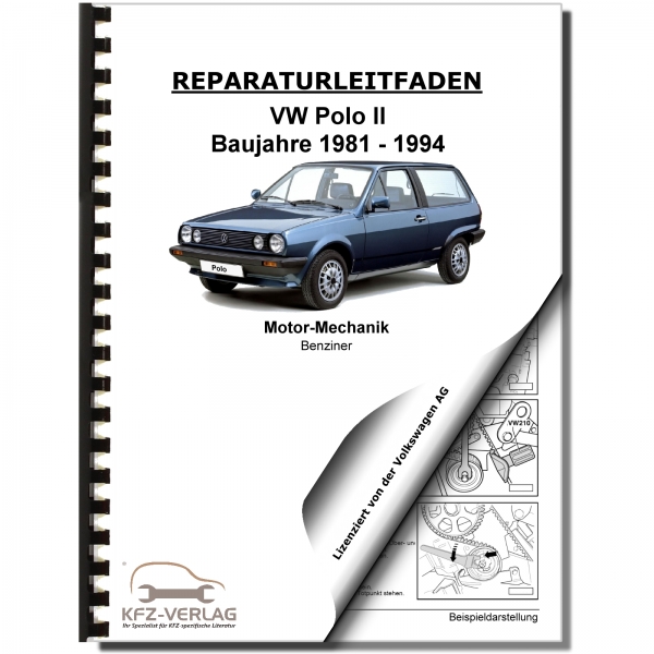 VW Polo 2 (81-94) 4-Zyl. 1,0/1,1/1,3l Benzinmotor 40-75 PS - Reparaturanleitung