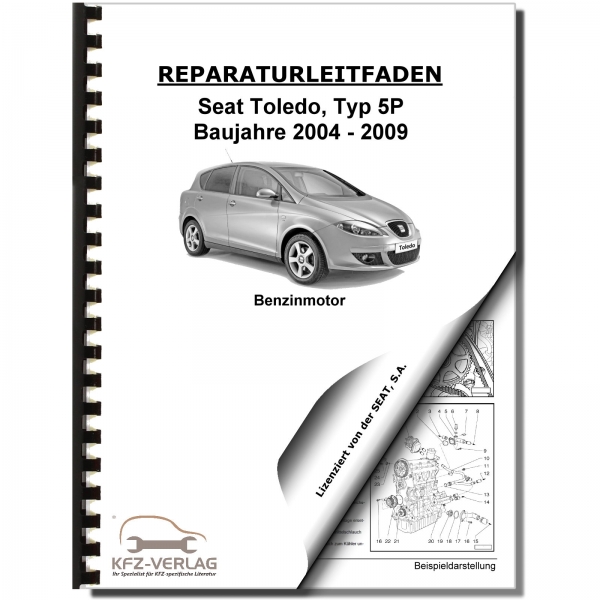 SEAT Toledo Typ 5P 2004-2009 4-Zyl. Benzinmotor 1,6l 102 PS Reparaturanleitung