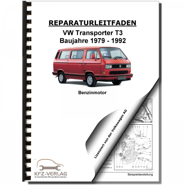 VW Transporter/Bus T3 (79-92) 4-Zyl 1,9l Benzinmotor 82-90 PS Reparaturanleitung
