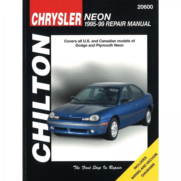 Chrysler Neon Dodge Plymouth 1995-1999 USA US Import workshop manual Chilton
