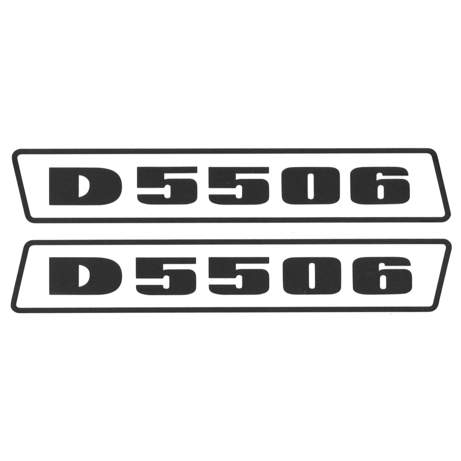 Deutz D5506 Schwarz bis 1974 Schlepper Traktor Aufkleber Klebefolie Groß