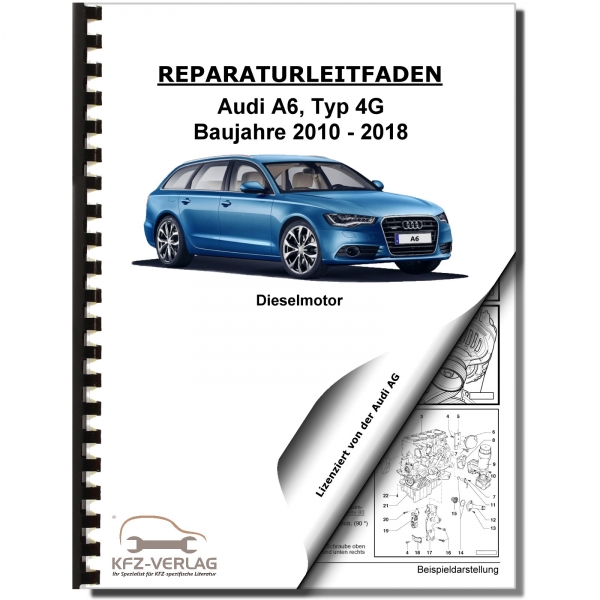 Audi A6, Typ 4G (10>) 4-Zyl. 2,0l Dieselmotor TDI 136-163 PS Reparaturanleitung