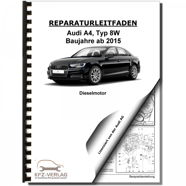 Audi A4 Typ 8W ab 2015 4-Zyl 2,0l Dieselmotor TDI Werkstatthandbuch