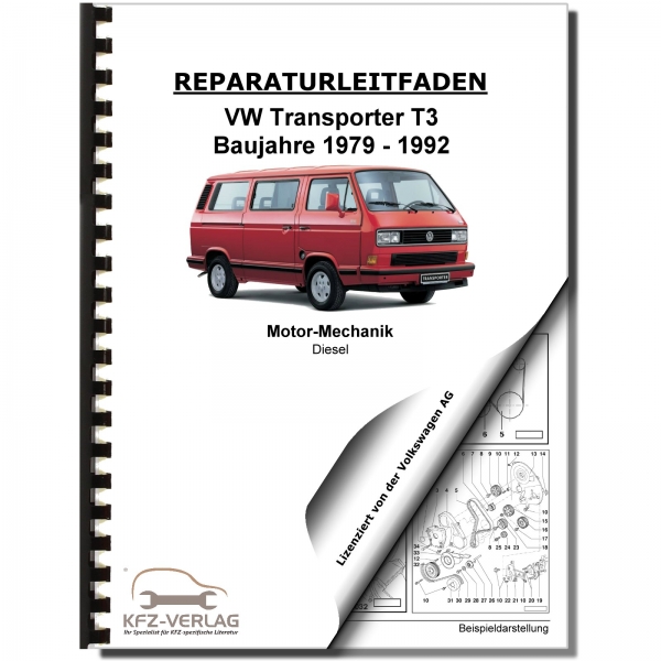 VW Transporter T3 1979-1992 1,6l 1,7l Dieselmotor 50-70 PS Reparaturleitfaden
