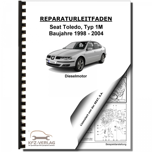 SEAT Toledo 1M 1998-2004 4-Zyl. 1,9l Dieselmotor TDI 150 PS Werkstatthandbuch