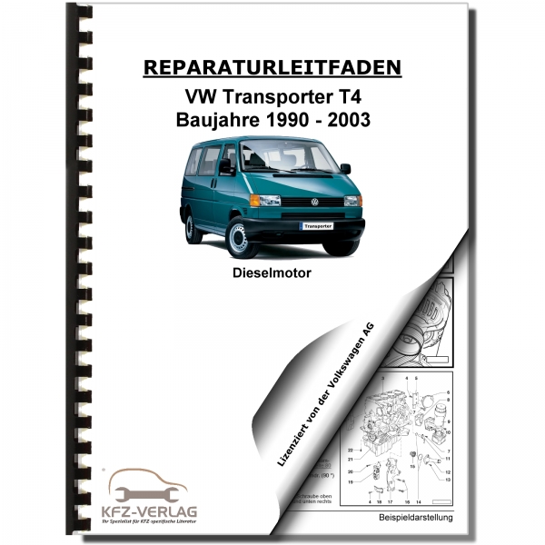 VW Transporter T4 (90-03) 2,5l Dieselmotor TDI 75-150 PS Reparaturleitfaden
